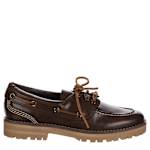 WOMENS ANCHORR BOAT SHOE - BROWN