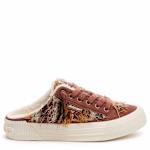 WOMENS CHEERY MULE SNEAKER - BROWN
