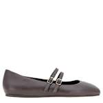 WOMENS HARISA FLAT - CHOCOLATE