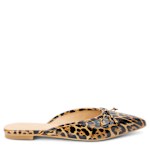 WOMENS REGGIE MULE - LEOPARD