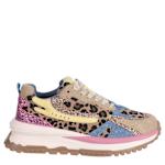 WOMENS LEO RETRO LACE UP SNEAKER - MULTICOLOR