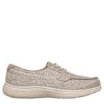 WOMENS ON THE GO FLEX RADIANT BOAT SHOE - TAUPE