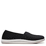 WOMENS BREEZE EMILY SLIP ON SNEAKER - BLACK