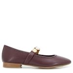 WOMENS ELIANE-C FLAT - BURGUNDY