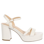 WOMENS DYANNA PLATFORM SANDAL - WHITE