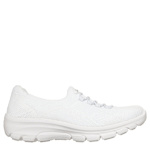 WOMENS EASY GOING SLIP ON SNEAKER - WHITE