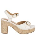 WOMENS CASSEY PLATFORM SANDAL - WHITE