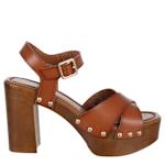 WOMENS OAKLEE PLATFORM SANDAL - COGNAC