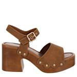WOMENS QUINCEY PLATFORM SANDAL - COGNAC