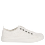 WOMENS HANGOUT SLIP ON SNEAKER - WHITE