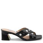 WOMENS RAYE SLIDE SANDAL - BLACK