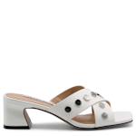 WOMENS RAYE SLIDE SANDAL - WHITE
