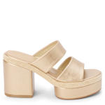 WOMENS GRAHAM PLATFORM SANDAL - GOLD