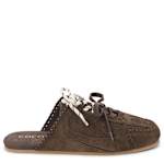 WOMENS DEVYN MULE SNEAKER - CHOCOLATE