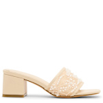 WOMENS FLOWERS SANDAL - IVORY