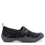 WOMENS MAVIS SLIP ON SNEAKER - BLACK