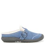 WOMENS RILEY FUR CLOG - DENIM