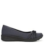 WOMENS GAINES WEDGE SLIP-ON - NAVY
