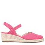 WOMENS PILAR ESPADRILLE WEDGE SANDAL - PINK