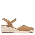 WOMENS PILAR ESPADRILLE WEDGE SANDAL - TAN