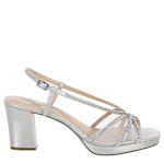 WOMENS BEDELIA PLATFORM SANDAL - SILVER