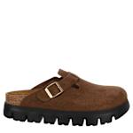 WOMENS BOSTON CHUNKY CLOG - DARK TAN