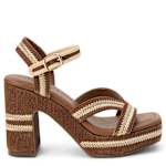 WOMENS ADELAIDE PLATFORM SANDAL - CHOCOLATE
