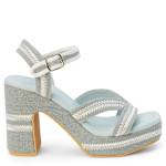 WOMENS ADELAIDE PLATFORM SANDAL - DENIM