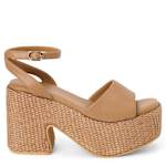 WOMENS ARDEN PLATFORM SANDAL - COGNAC