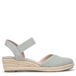 WOMENS KIMMIE ESPADRILLE WEDGE SANDAL - GREEN