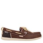 WOMENS HARBOR BREEZE LO CLASSIC BOAT SHOE - BROWN