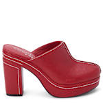 WOMENS KRISTA PLATFORM MULE PUMP - RED