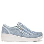 WOMENS LOUNGE ZIP SNEAKER - GREY