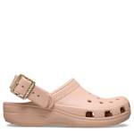WOMENS CLASSIC METAL BUCKLE CLOG - BLUSH
