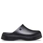 WOMENS DYLAN NOTCHED CLOG - BLACK