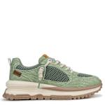 WOMENS LEOTINA SLIP ON SNEAKER - DARK GREEN