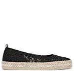WOMENS BENITA SOL FLAT - BLACK