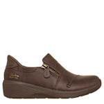 WOMENS SLIP-INS SRYA SLIP ON SNEAKER - CHOCOLATE