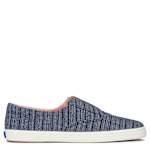 WOMENS CHAMPION ROUND TOE SLIP ON SNEAKER - BLUE