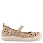 WOMENS BEE MARY JANE FLAT - TAUPE