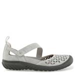 WOMENS BIANCA FLAT - PALE GREY