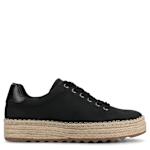 WOMENS COSIMA ESPADRILLE SNEAKER - BLACK