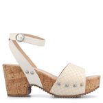 WOMENS VANESSA PLATFORM SANDAL - BONE
