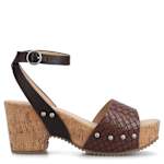 WOMENS VANESSA PLATFORM SANDAL - CHOCOLATE