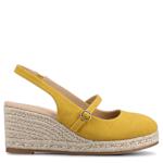 WOMENS ASMYNA ESPADRILLE WEDGE SANDAL - ORANGE