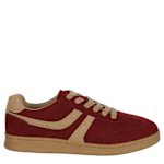 WOMENS ADDISON SNEAKER - BURGUNDY