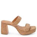 WOMENS ECHO PLATFORM SANDAL - COGNAC