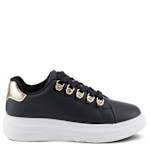 WOMENS LEONTINE SNEAKER - BLACK