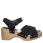 WOMENS COLETTE PLATFORM SANDAL - BLACK