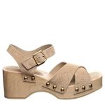 WOMENS COLETTE PLATFORM SANDAL - FRAPPE